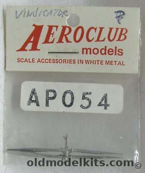 Aeroclub 1/72 (2) Hamilton Standard Two Blade LD Two Position Bracket  12' Diameter Propellers, AP054 plastic model kit